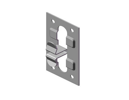 Пластина кляммерная вертикальная AR П38х10х1,2