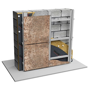 Горизонтально-вертикальное крепление от 740 руб./м2