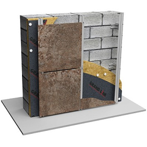 Вертикальное крепление от 600 руб./м2