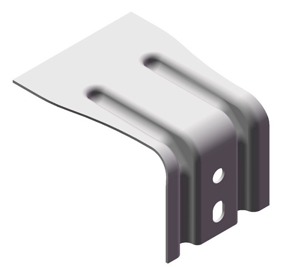 Крепление стеновое усиленное 2 мм